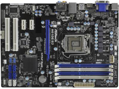 Материнская плата ASRock H61DE/S3