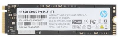 Внутренний HDD/SSD Hewlett Packard HP EX900 Pro 1TB M.2 2280 NVMe PCIe Gen3 x4 3D TLC 9XL77AA