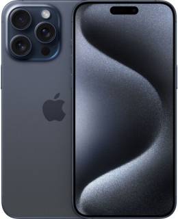 Смартфон Apple iPhone 15 Pro Max 512GB SIM + SIM (MU2W3) Blue Titanium
