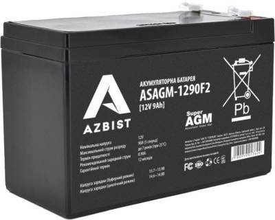 Аккумуляторная батарея AZBIST Super AGM 12V 9.0Ah (ASAGM-1290F2)