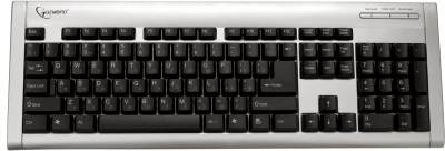 Клавиатура Gembird KB-210-SB-RUA (Silver-Black) PS/2