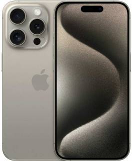 Смартфон Apple iPhone 15 Pro 512GB SIM + SIM (MTQF3) Natural Titanium