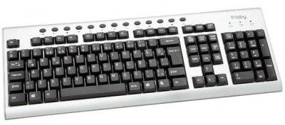 Клавиатура Frisby K-688 USB (Silver-Black)