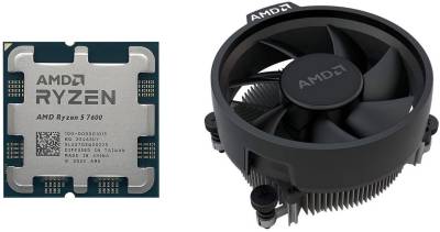 Процессор AMD Ryzen 5 7600 multipack with Wraith Stealth Cooler 100-100001015MPK