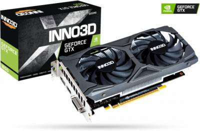 Видеокарта Inno3D GeForce GTX 1650 GDDR6 TWIN X2 OC V2 4GB N16502-04D6X-171330N