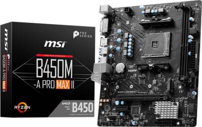 Материнская плата MSI B450M-A PRO MAX II