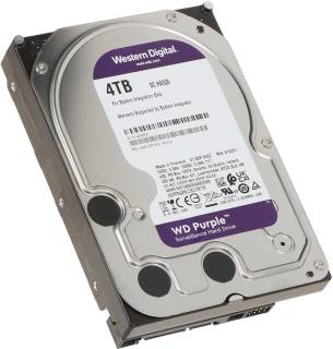 Внутренний HDD/SSD Western Digital WD Purple 4TB 5400rpm 256MB WD42PURU