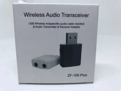 Сетевой адаптер HQ-Tech USB Bluetooth v5.0  A2DP+AVRCP, DC3.5, LED, box ZF-169 Plus