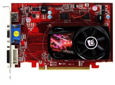 Видеокарта PowerColor Radeon HD6570 1GB AX6570 1GBK3-H