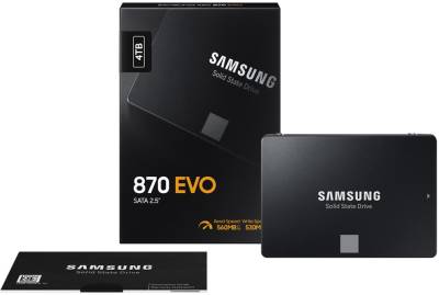Внутренний HDD/SSD Samsung 870 EVO 4TB 3bit MLC MZ-77E4T0B/EU