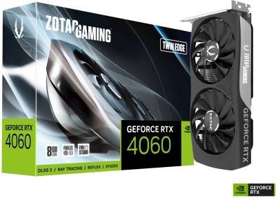 Видеокарта ZOTAC GAMING GeForce RTX 4060 8GB Twin Edge ZT-D40600E-10M