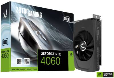 Видеокарта ZOTAC GAMING GeForce RTX 4060 8GB SOLO ZT-D40600G-10L