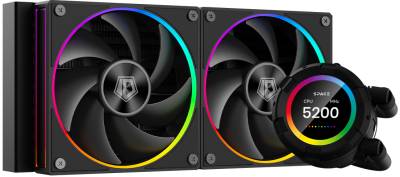 Кулер ID-Cooling Space LCD SL240 Space LCD SL240 Black