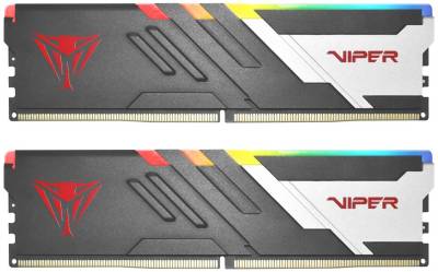 Оперативная память Patriot Viper Venom RGB DDR5 64GB (2x32GB) 5600MHz CL40 Kit PVVR564G560C40K