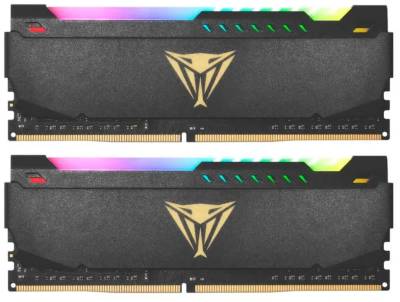 Оперативная память Patriot Viper Steel RGB DDR4 64GB (2x32GB) 3200MHz CL18 Kit PVSR464G320C8K