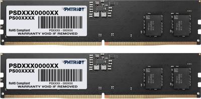 Оперативная память Patriot Signature Line DDR5 32GB (2x16GB) 5600MHz CL46 Kit PSD532G5600K