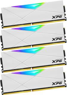Оперативная память A-Data XPG Spectrix D50 RGB White DDR4 32GB (4x8GB) 3600MHz CL18 Kit AX4U36008G18I-QCWH50