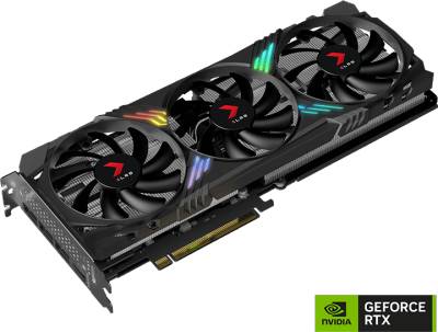 Видеокарта PNY GeForce RTX 4060 Ti 8GB XLR8 Gaming VERTO EPIC-X RGB Triple Fan VCG4060T8TFXXPB1