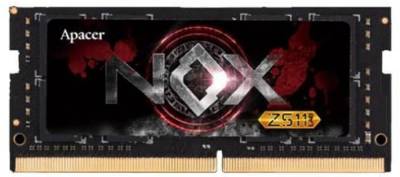 Оперативная память Apacer So-Dimm NOX Black DDR4 16GB 3200MHz CL20 A4S16G32CLYBDAA-1