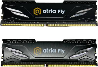 Оперативная память ATRIA Fly Black DDR4 16GB (2x8GB) 2666MHz CL19 Kit UAT42666CL19BK2/16