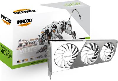 Видеокарта Inno3D GeForce RTX 4070 Ti X3 OC WHITE 12GB N407T3-126XX-186148W