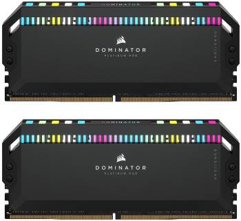 Оперативная память Corsair DOMINATOR PLATINUM RGB Black DDR5 32GB (2x16GB) 6000MHz CL36 Kit CMT32GX5M2E6000C36