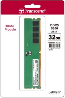 Оперативная память Transcend JetRAM DDR5 32GB 5600MHz CL46 JM5600ALE-32G