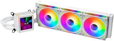 Кулер Lian Li Galahad II LCD SL-INF, 360 White G89.GA2ALCD36INW.00
