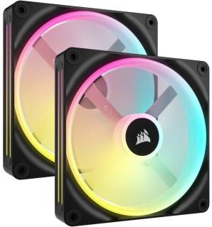 Вентилятор Corsair iCUE Link QX140 RGB PWM Dual Kit (CO-9051004-WW) Black
