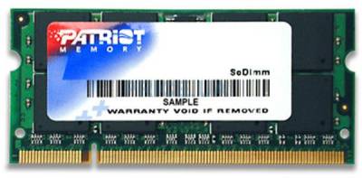 Оперативная память Patriot So-Dimm DDR3 2Gb 1333MHz CL9 PSD32G13332S