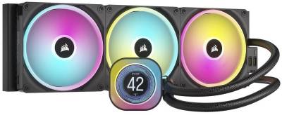 Кулер Corsair iCUE Link H170i LCD RGB Liquid CPU Cooler (CW-9061009-WW) Black