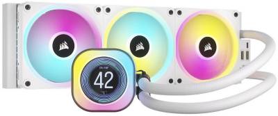 Кулер Corsair iCUE Link H150i LCD RGB Liquid CPU Cooler (CW-9061010-WW) White