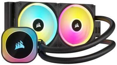 Кулер Corsair iCUE Link H100i RGB Liquid CPU Cooler (CW-9061001-WW) Black