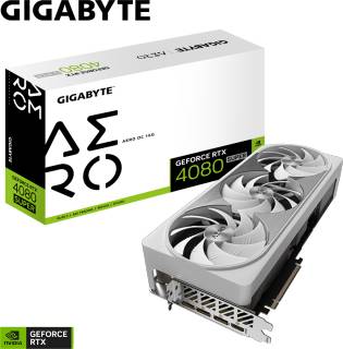 Видеокарта Gigabyte GeForce RTX 4080 SUPER AERO OC 16GB GV-N408SAERO OC-16GD