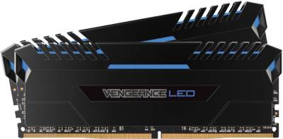 Оперативная память Corsair Vengeance LED Black DDR4 16GB (2x8GB) 2666MHz CL16 Kit CMU16GX4M2A2666C16B