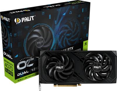 Видеокарта Palit GeForce RTX 4070 SUPER Dual OC 12GB NED407SS19K9-1043D