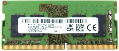 Оперативная память Micron So-Dimm DDR4 4GB 3200MHz CL22 MTA4ATF51264HZ-3G2R1