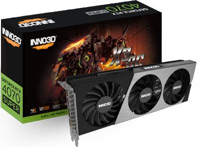 Видеокарта Inno3D GeForce RTX 4070 SUPER X3 OC 12GB N407S3-126XX-186162L