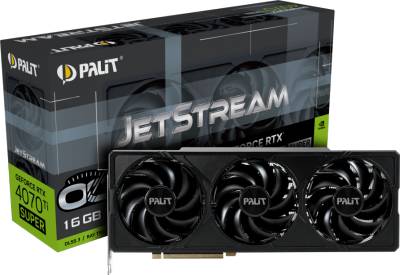 Видеокарта Palit GeForce RTX 4070 Ti SUPER JetStream OC 16GB NED47TSS19T2-1043J