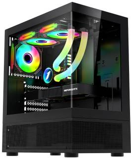 Корпус 1STPLAYER Mi7-A-2F2R-1F2-BK