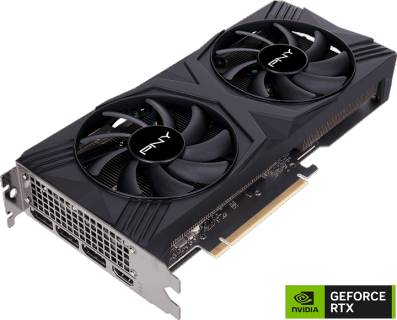 Видеокарта PNY GeForce RTX 4060 Ti 16GB VERTO Dual Fan DLSS 3 VCG4060T16DFXPB1