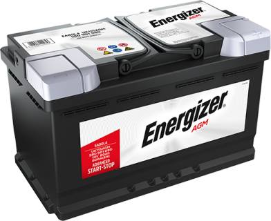 ENERGIZER Premium AGM 80Ah 12V R EA80L4/115AGM 580901080