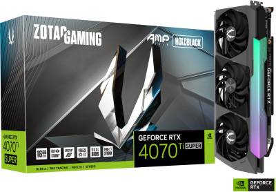 Видеокарта ZOTAC GAMING GeForce RTX 4070 Ti SUPER AMP HOLO 16GB ZT-D40730F-10P