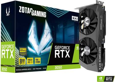 Видеокарта ZOTAC GAMING GeForce RTX 3050 ECO 8GB ZT-A30500K-10M
