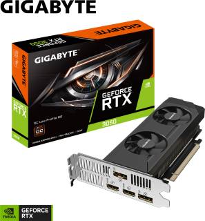 Видеокарта Gigabyte GeForce RTX 3050 OC Low Profile 6GB GV-N3050OC-6GL