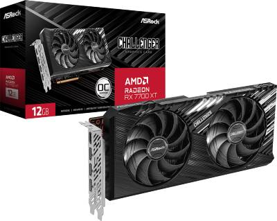 Видеокарта ASRock Radeon RX 7700 XT Challenger 12GB OC RX7700XT CL 12GO