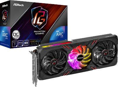 Видеокарта ASRock Intel Arc A770 Phantom Gaming 16GB OC A770 PG 16GO