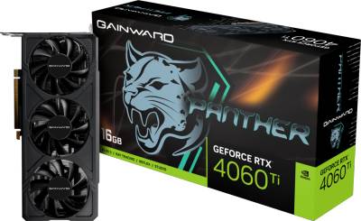 Видеокарта Gainward GeForce RTX 4060 Ti Panther 16GB NE6406T019T1-1061Z / 471056224-4120