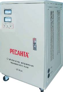 Стабилизатор Ресанта Электромеханические Стабилизатор АСН-20000 (однофазный) АСН-20000/1-ЭМ