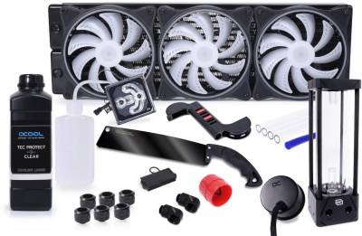 Кулер ALPHACOOL Core Hurrican 420mm XT45 HardTube water cooling Set CORE HURRICAN 420MM/XT45 11994
